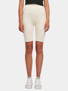 Pantaloncini da donna Summer Urban Classics, elasticizzati 270 g/m², cotone, ecru-bianco