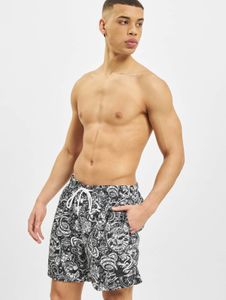 Short homme Urban Classics léger 100 g/m² noir/blanc