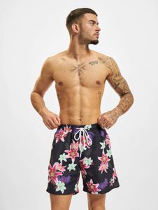 Pantalon homme Casual Urban Classics avec cordon de serrage et poches, 100 g/m², noir/multicolore