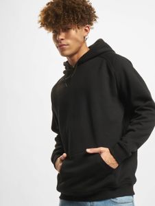 Felpa con cappuccio oversize da uomo, modello Urban Classics, 380 g/m², cotone, nera.