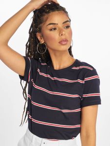 Comfortable Urban Classics women's T-shirt, 160 g/m², cotton, navy/red/white
