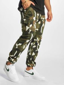 Jean homme Casual Urban Classics, stretch, poches zippées, coton, motif camouflage