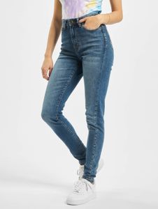 lässige Urban Classics Damen Jeans Skinny Fit Stretch Taschen mit Baumwolle Blau