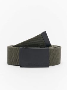 lässiges Urban Classics Unisex Gürtel Oliv-Grün/Schwarz