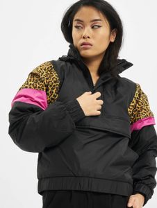 Functional Urban Classics women's jacket with zipper and hood, 68 g/m², black