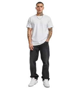 Casual URBAN CLASSICS Men's Loose-Fit Denim Jeans (Cotton) – Grey/Black