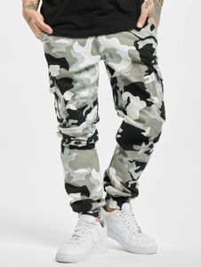Jean stretch pour homme Modern Urban Classics avec poches zippées, en coton camouflage