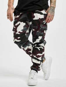 Jean stretch homme Modern URBAN CLASSICS en coton, motif camouflage, poches zippées
