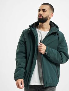 Casual Urban Classics men's jacket, large hood, drawstring, 122 g/m², green