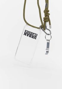 versatile URBAN CLASSICS unisex necklace, chain detail, olive green