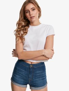 sporty Urban Classics women's stretch T-shirt 180 g/m² with cotton white