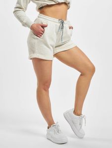 Pantalones cortos de verano para mujer de Urban Classics con cordón ajustable y bolsillos, algodón de 300 g/m², color gris.
