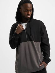 Soft Urban Classics men's hoodie, zip-up, lined, 300 g/m² cotton, anthracite