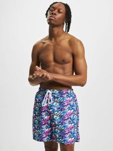Pantalon homme Casual Urban Classics avec cordon de serrage et poches, 100 g/m², bleu/multicolore