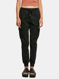 Casual URBAN CLASSICS women's jeans with stretch pockets, 260 g/m², cotton, black