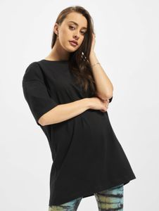T-shirt oversize femme Urban Classics confortable, 220 g/m², 100 % coton, noir