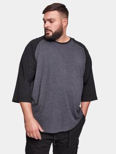 sporty Urban Classics men's T-shirt 200 g/m² with cotton grey/black