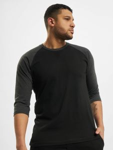 Camiseta deportiva Urban Classics para hombre, 200 g/m², de algodón, color negro/gris.