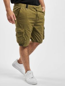 Short homme Urban Classics léger, avec cordon de serrage et poches, 200 g/m² coton, kaki