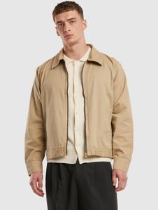 Chaqueta de hombre Simple Urban Classics con cremallera, 245 g/m², beige