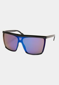 Lunettes de soleil unisexes Fashionable Urban Classics, effet miroir, noires