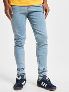 Jean homme Modern URBAN CLASSICS, coupe slim, stretch, avec poches, coton, bleu