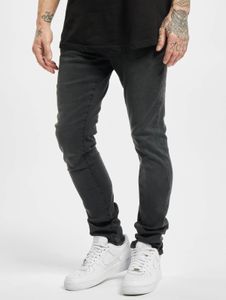 Jean homme URBAN CLASSICS élégant, coupe slim, stretch, poches, coton, noir