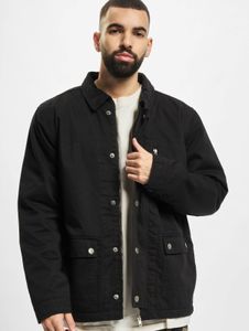 Veste homme Casual Urban Classics, doublée en coton 280 g/m², noire, avec poches
