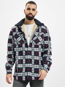 Veste homme Functional Urban Classics avec poches et capuche, 375 g/m², bleu marine/blanc/rouge