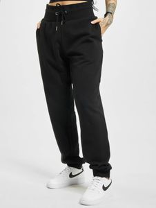 Versatili pantaloni da donna URBAN CLASSICS con coulisse e tasche, 300 g/m², neri