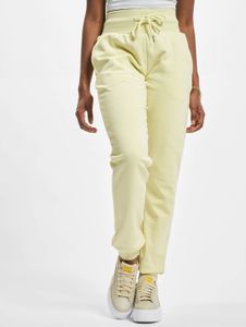 Comodi pantaloni da donna Urban Classics con coulisse e tasche, 300 g/m², giallo pastello