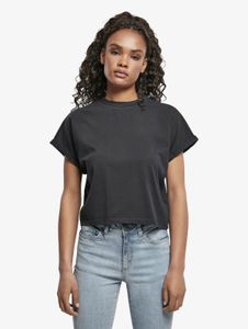 T-shirt femme Urban Classics, style sportif, 200 g/m², 100 % coton noir
