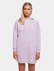 Robe femme Urban Classics tendance, à capuche large et cordon de serrage, 305 g/m² coton, violet