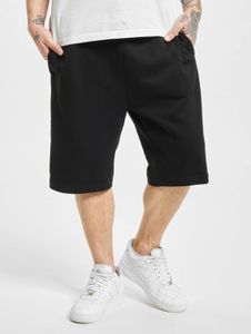Short homme Casual Urban Classics, noir, avec cordon de serrage et poches, 300 g/m² coton.
