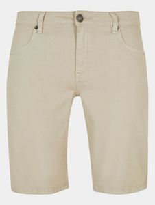 Jean stretch pour homme Stylish Urban Classics, en coton beige, avec poches zippées