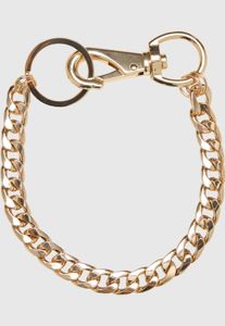 Comfortable Urban Classics unisex wallet with chain detail, gold