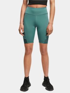 Comfortable Urban Classics women's trousers, stretch mesh, 210 g/m², green