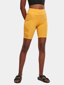 Comfortable Urban Classics women's trousers, stretch slim fit, 210 g/m², yellow