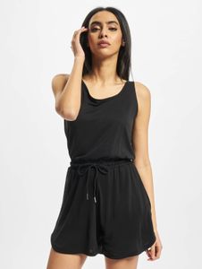 feminine Urban Classics women's dress with pockets, 200 g/m², black