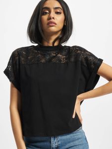 sporty Urban Classics women's stretch oversize T-shirt, 180 g/m², cotton, black