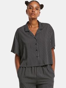Casual Urban Classics women's polo shirt 115 g/m² black/white