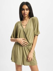 Elegante abito da donna Urban Classics con tasche, vestibilità oversize, 200 g/m², beige.