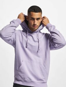 Felpa con cappuccio da uomo Urban Classics, morbida, con polsini e cappuccio a coste, 300 g/m² di cotone, viola.