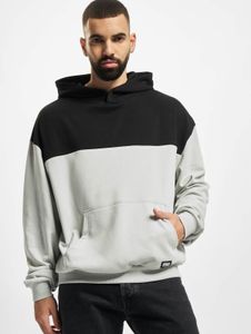 Comoda felpa con cappuccio da uomo URBAN CLASSICS, 300 g/m², cotone, grigio/nero