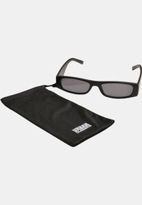 Lunettes de soleil unisexes Fashionable Urban Classics avec cordon de serrage, noires