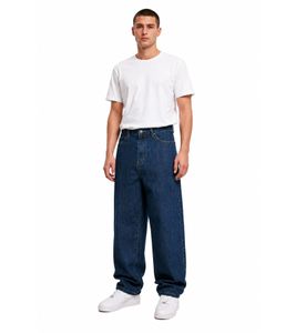 Modern URBAN CLASSICS men's 5-pocket style cotton jeans – blue