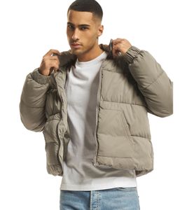 Modern URBAN CLASSICS men's jacket with zippers, pockets, 96 g/m², grey