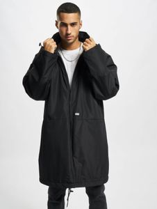 Giacca da uomo Modern Urban Classics con coulisse e cerniera, 88 g/m², nera