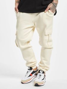 Jeans da uomo casual Urban Classics con coulisse e tasche, 300 g/m² di cotone, ecru-bianco
