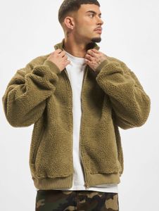 Chaqueta elegante para hombre de URBAN CLASSICS, 700 g/m², verde oliva.